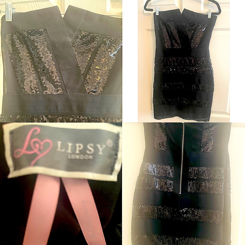 LIPSY London Sequin Body-Con Mini Dress